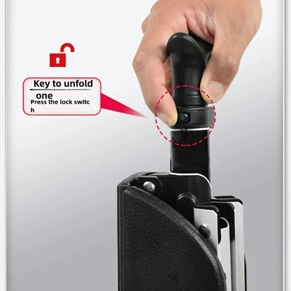 💥FREE SHIPPING-Clearance price $29.99🚶‍♂️Folding stool with crutches💥BEST GIFT FOR ELDERLY PEOPLE